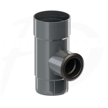 Łapacz deszczówki PVC firmy KROP ⌀ 110 kolor grafit